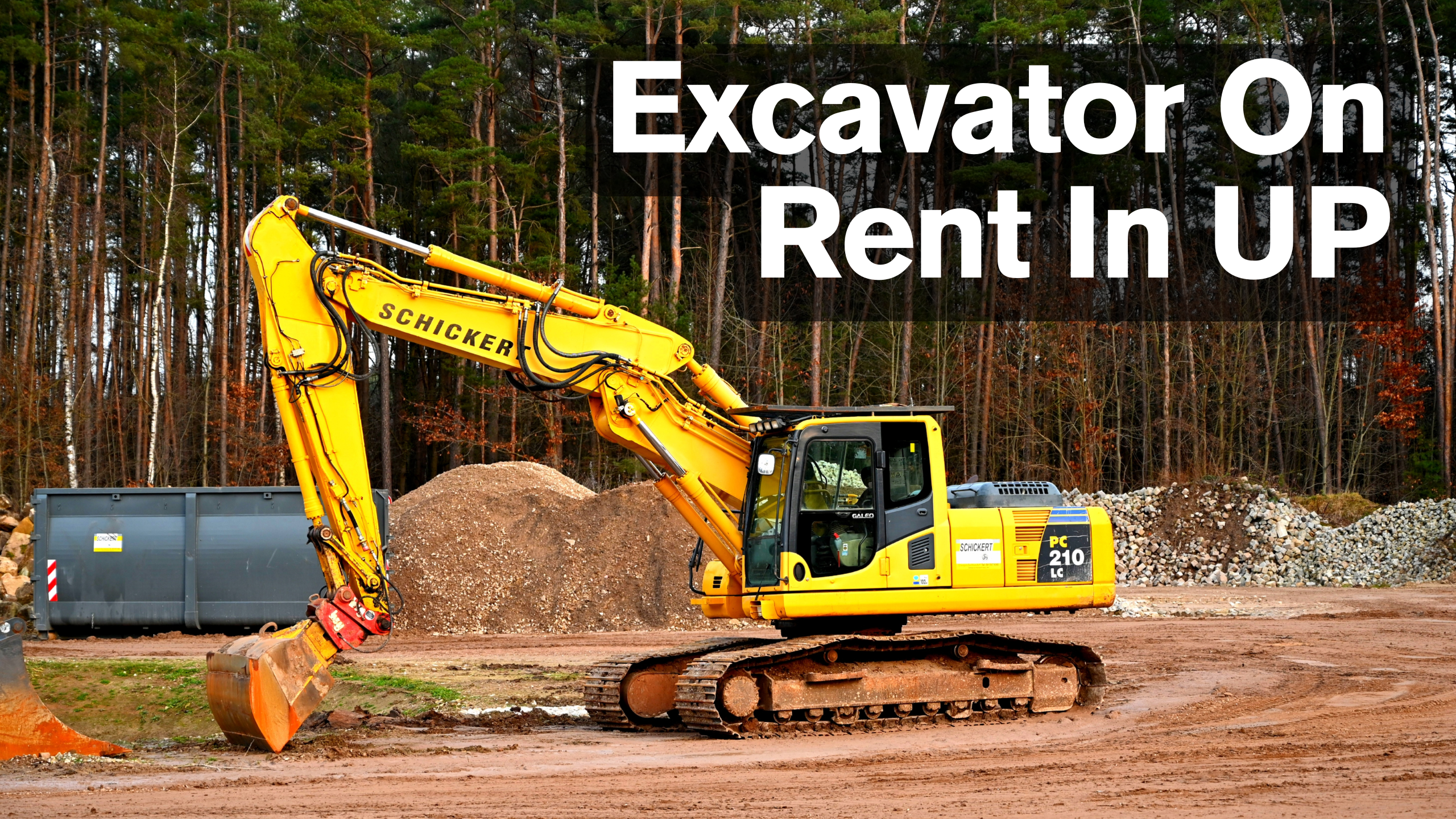 Excavator On Rent In UP | Hire Excavator | Call: 08601337722