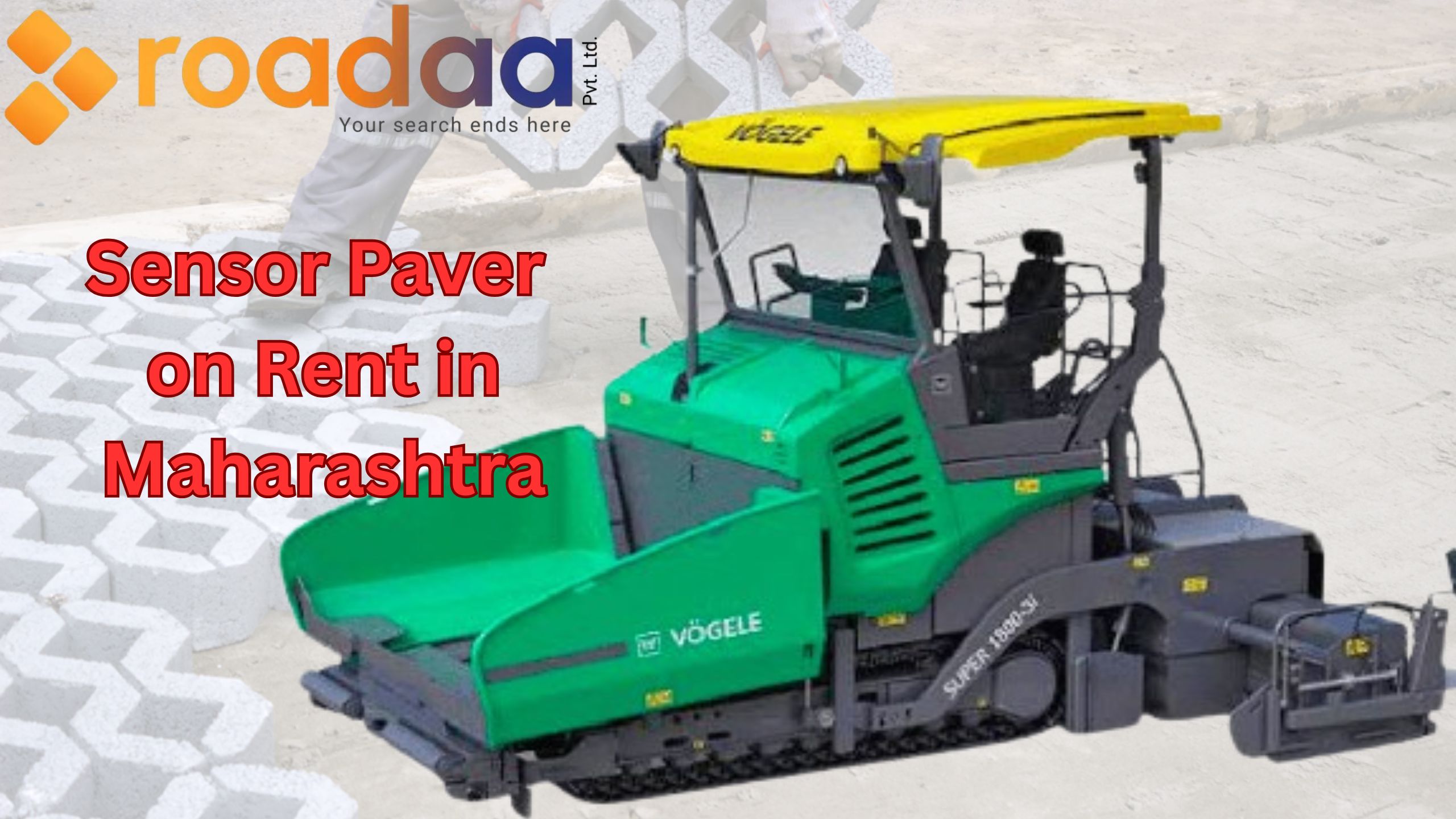 Sensor Paver on Rent in Maharashtra | Book Sensor Paver | Roadaa