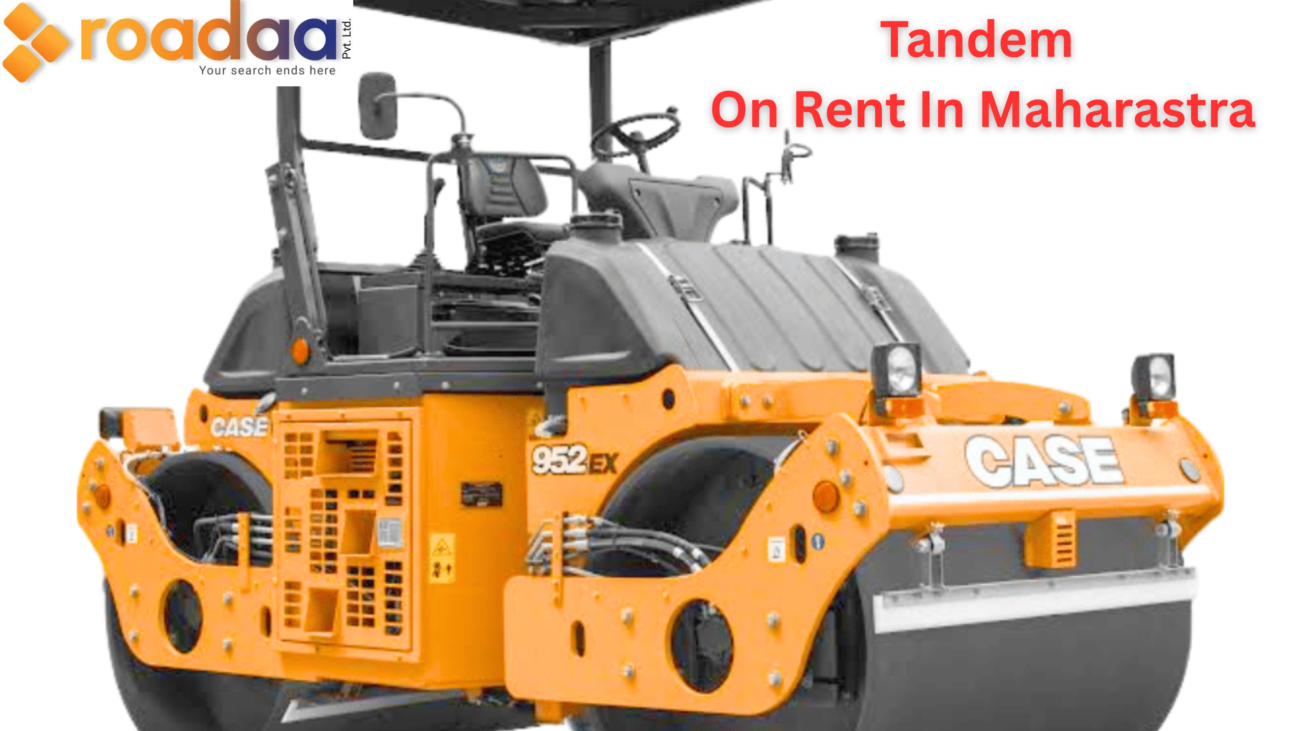 Tandem Roller On Rent In Maharashtra| Hire Tandem Roller | Roadaa
