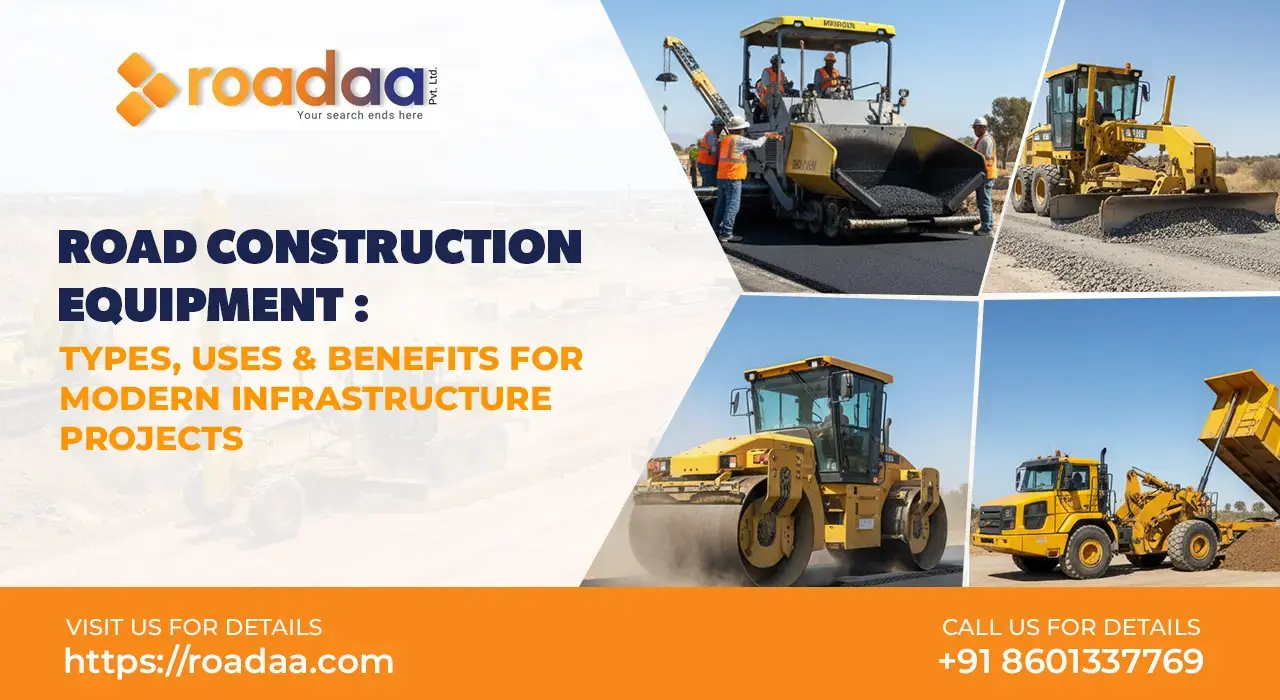 Advanced road construction equipment supporting modern infrastructure development

